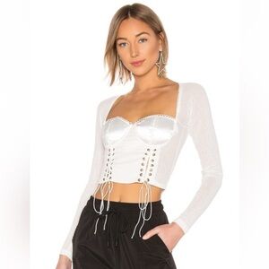 Archangel Sweater Corset Top By Danielle Guizio